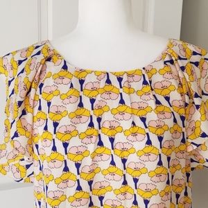 EUC Molly Bracken Floral Shift Dress Size Medium